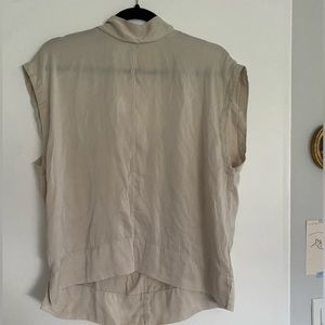 Everlane silk sleeveless mock neck top 12